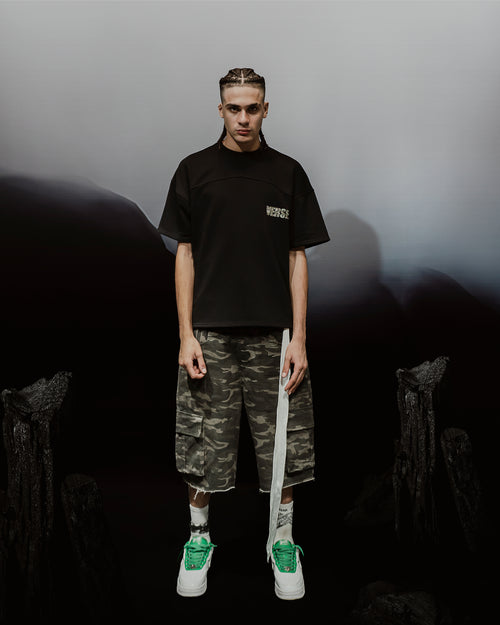 CAMO BLACK TEE