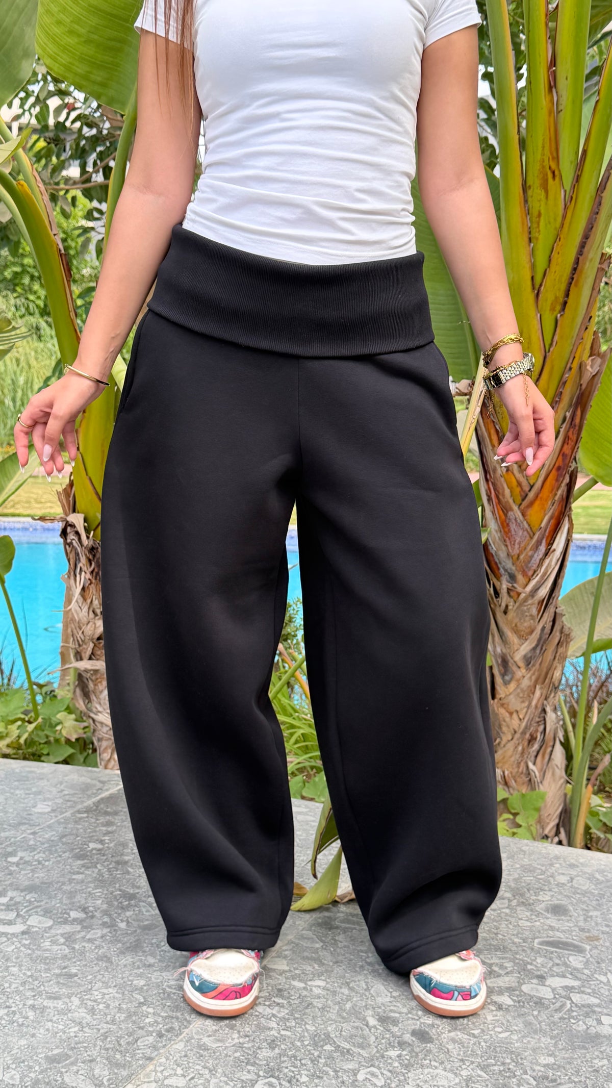 Black sweat set