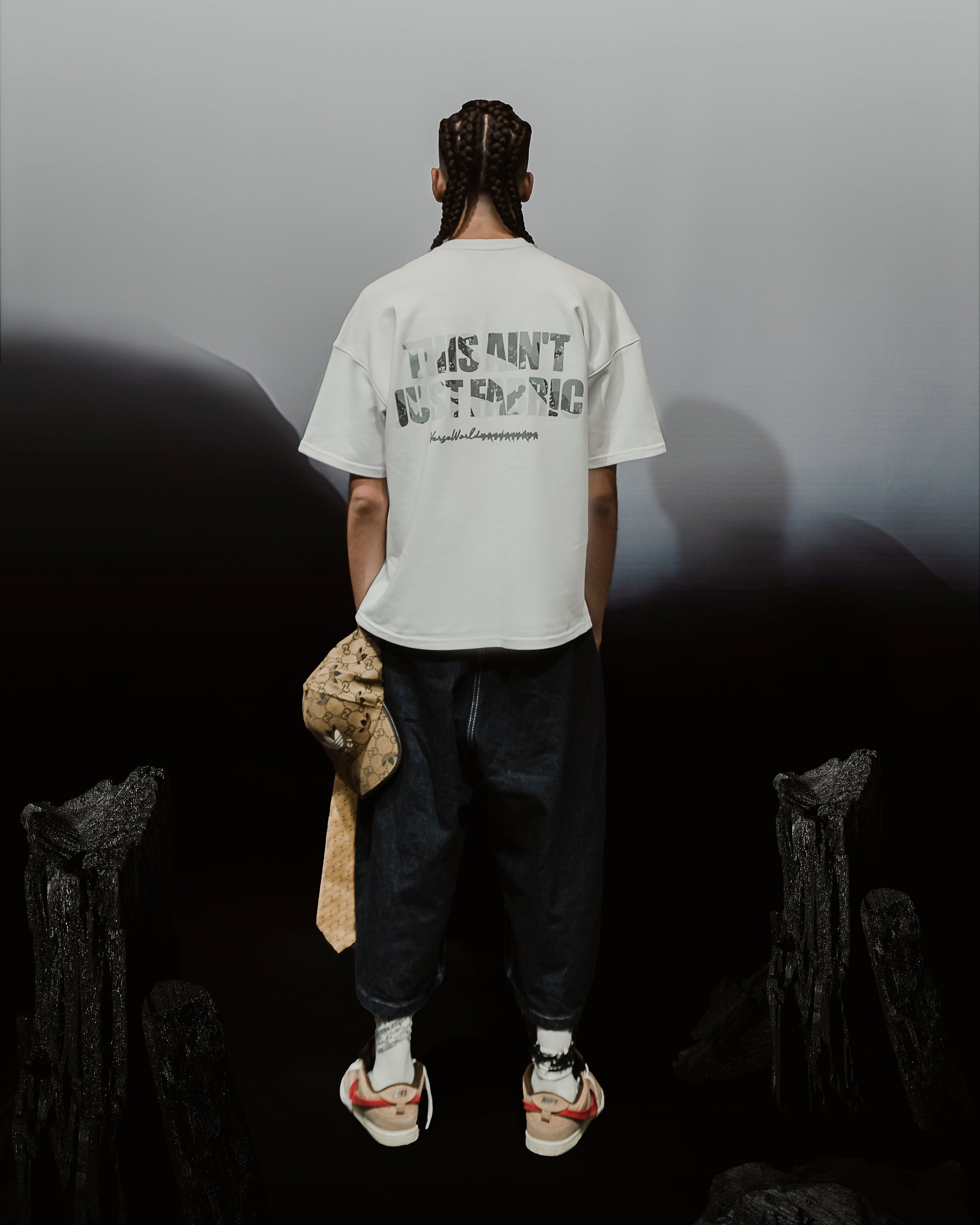CAMO WHITE TEE