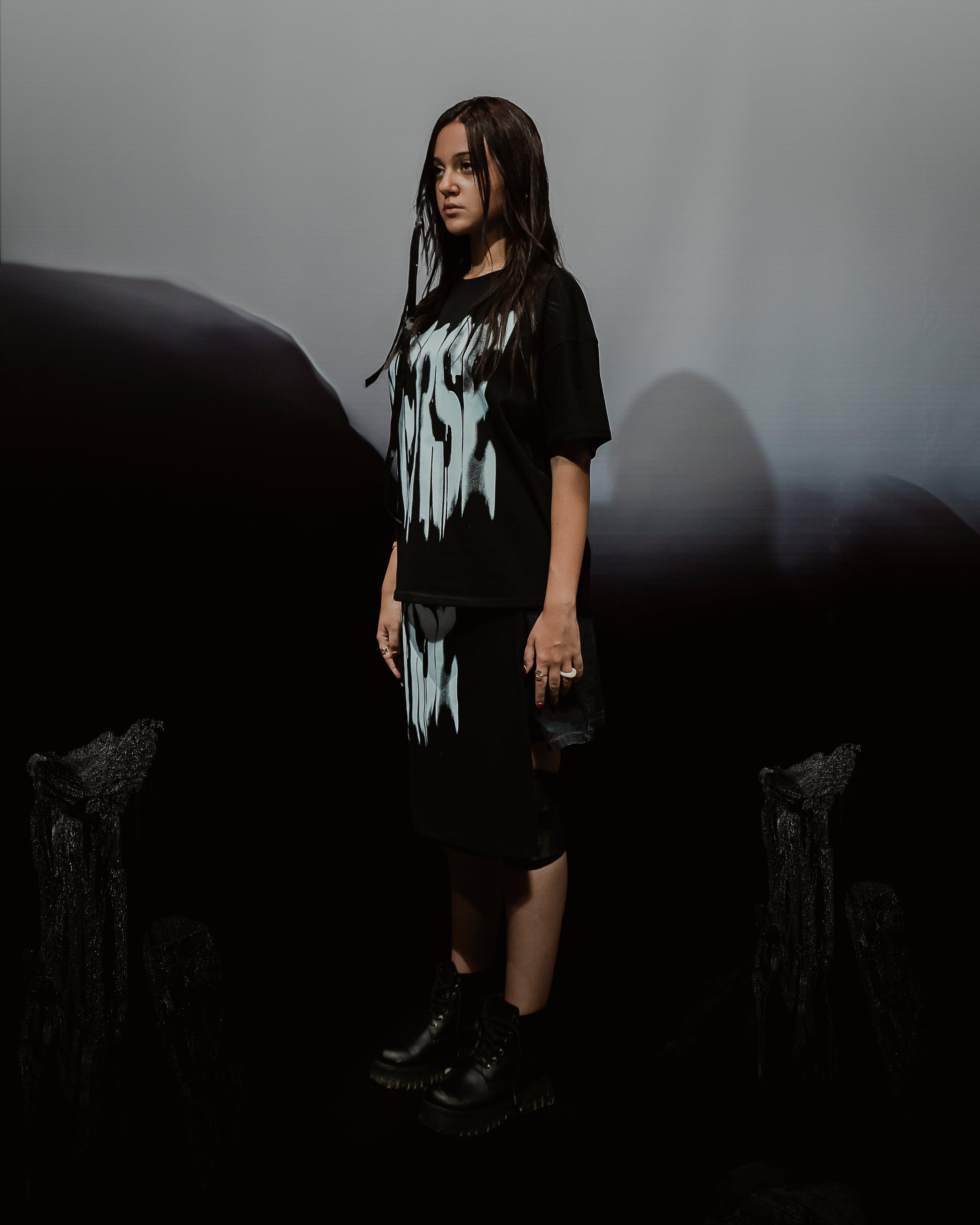 BLUE SHADOW TEE