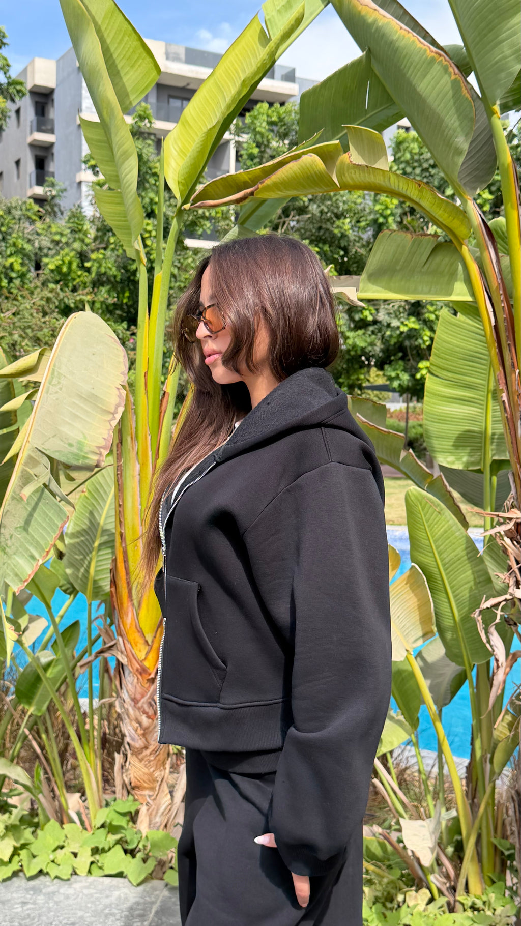Black sweat set