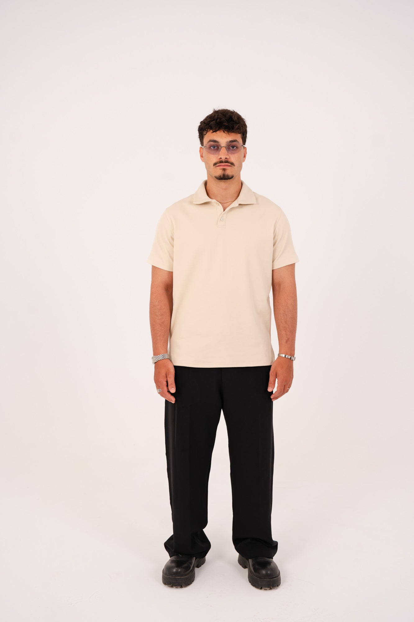 Signature beige polo