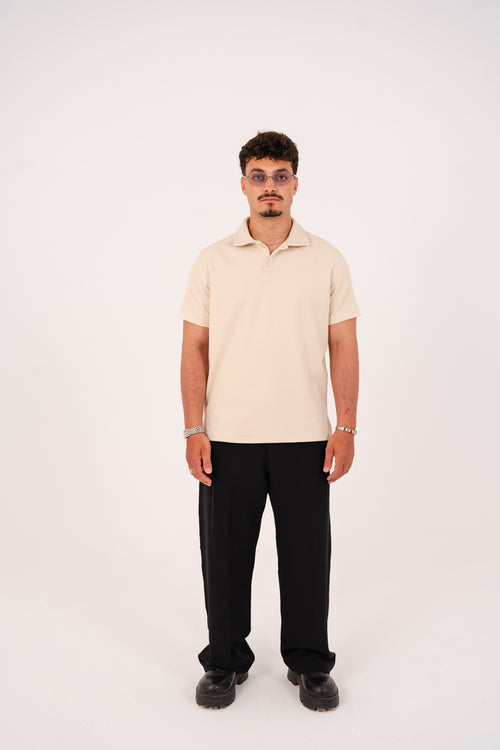 Signature beige polo