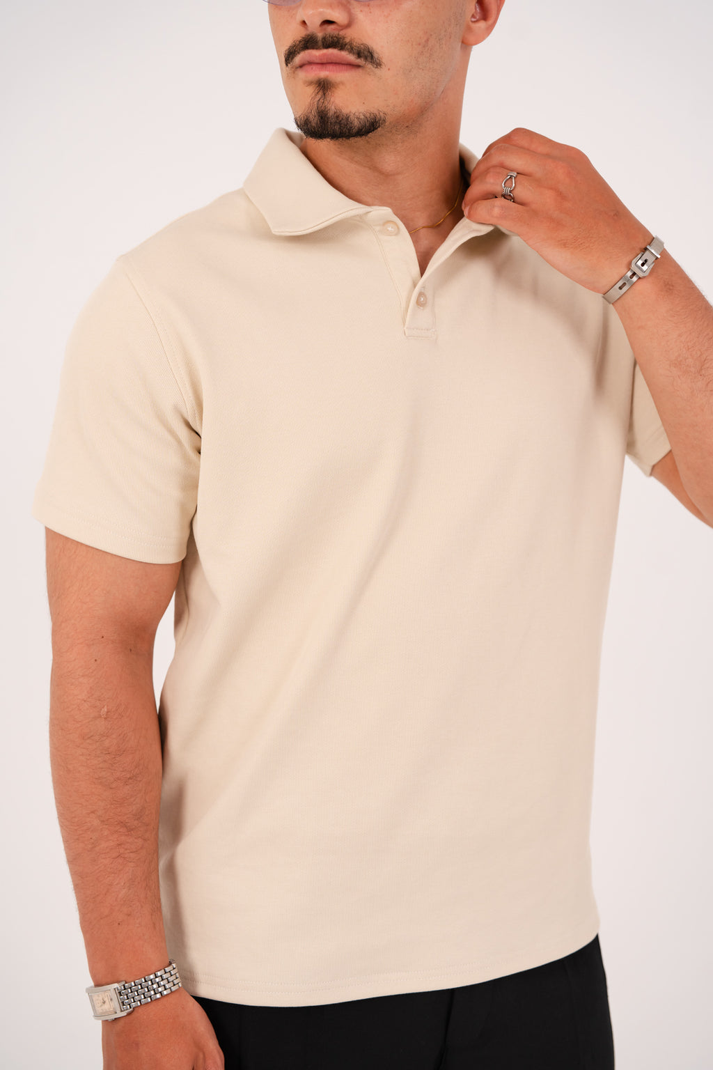 Signature beige polo