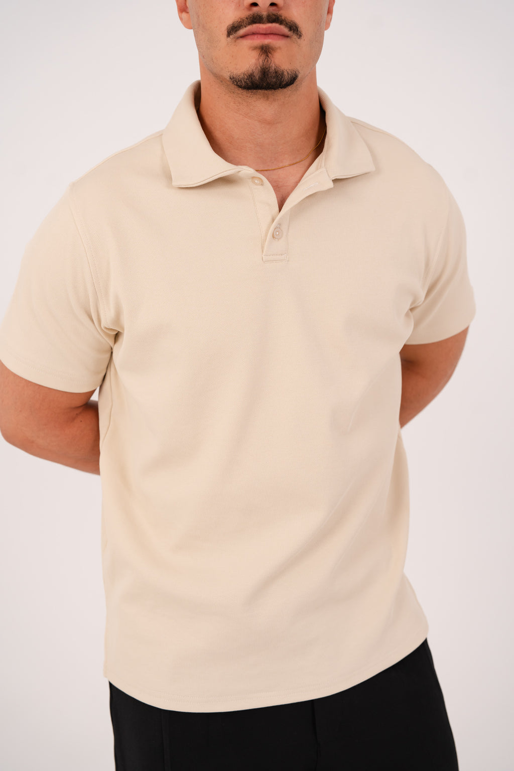 Signature beige polo