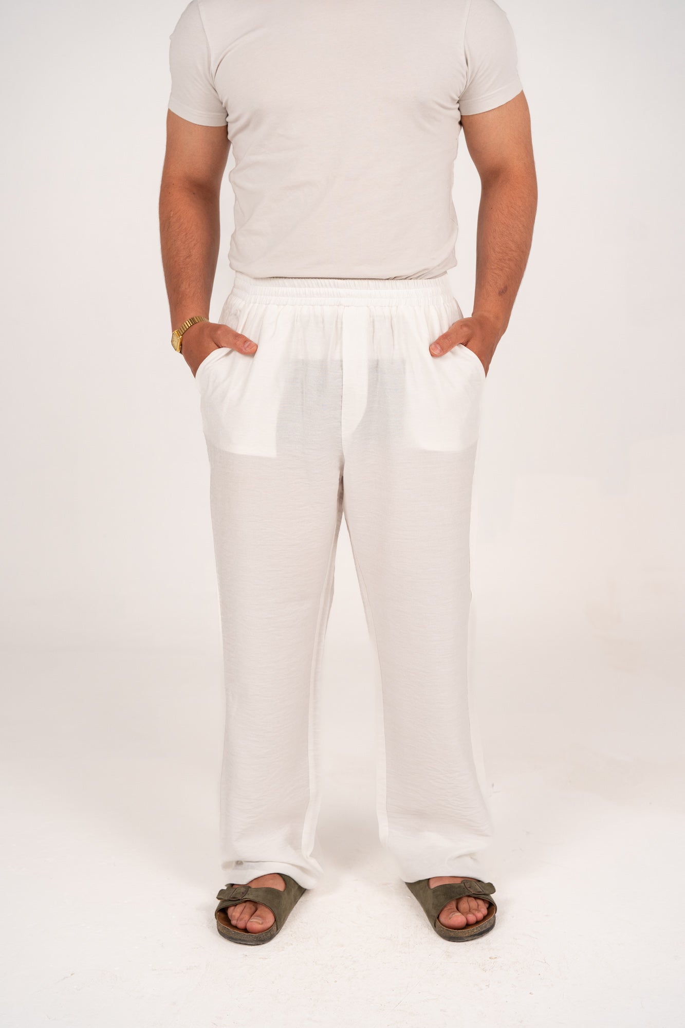 White linen set