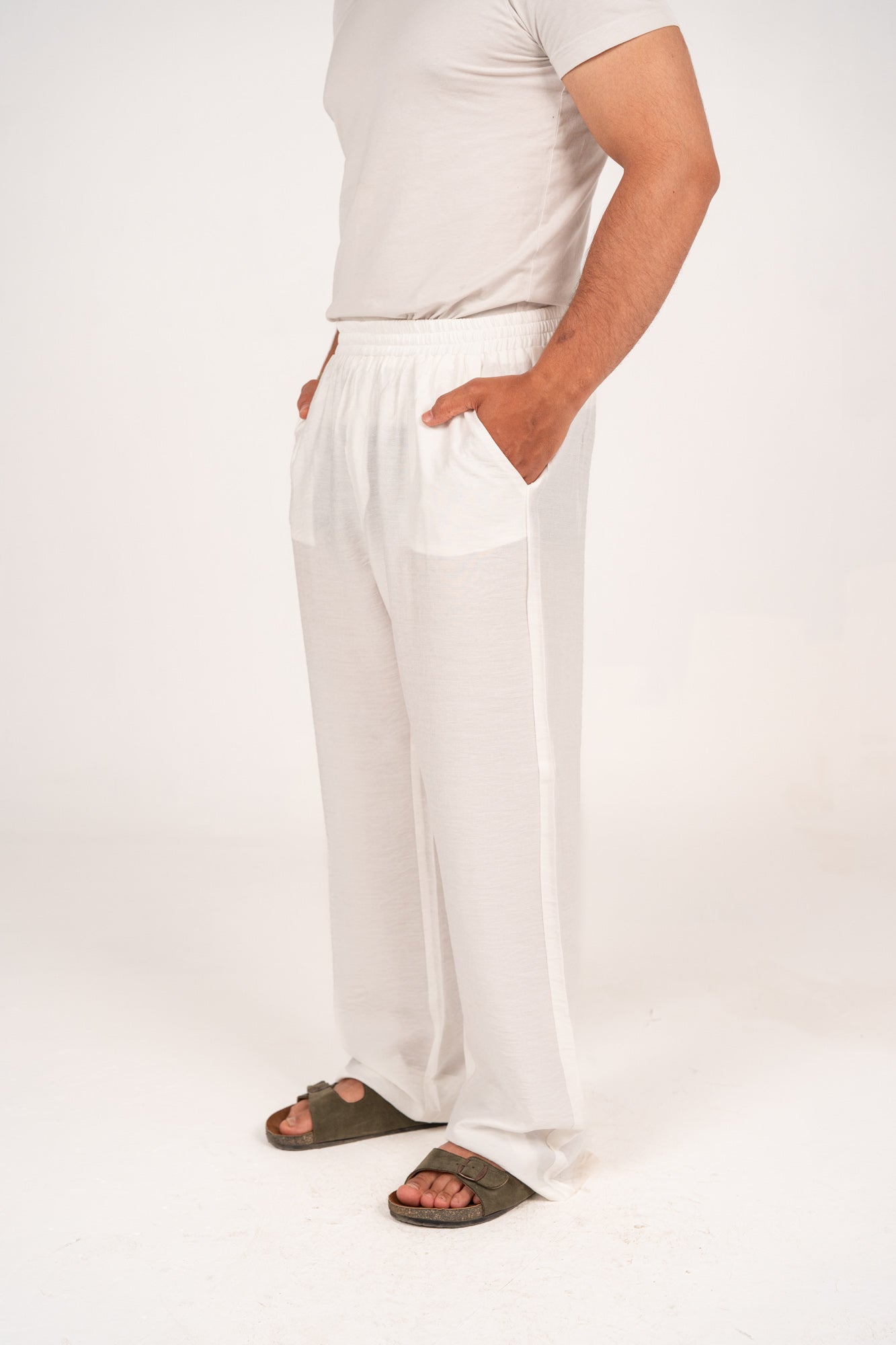 White linen set