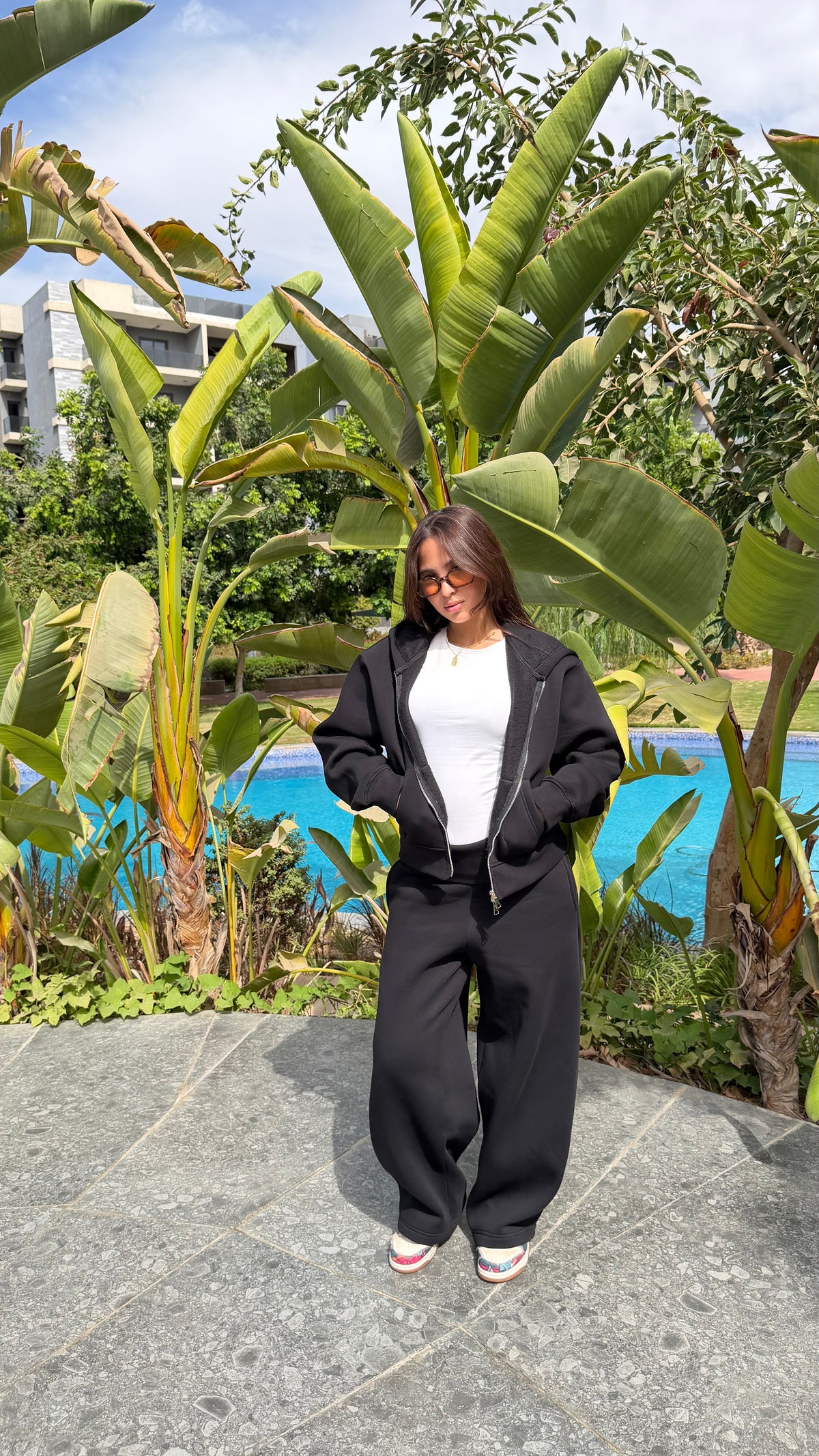 Black sweat jacket