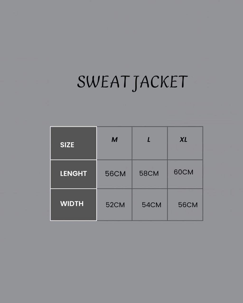 Black sweat jacket