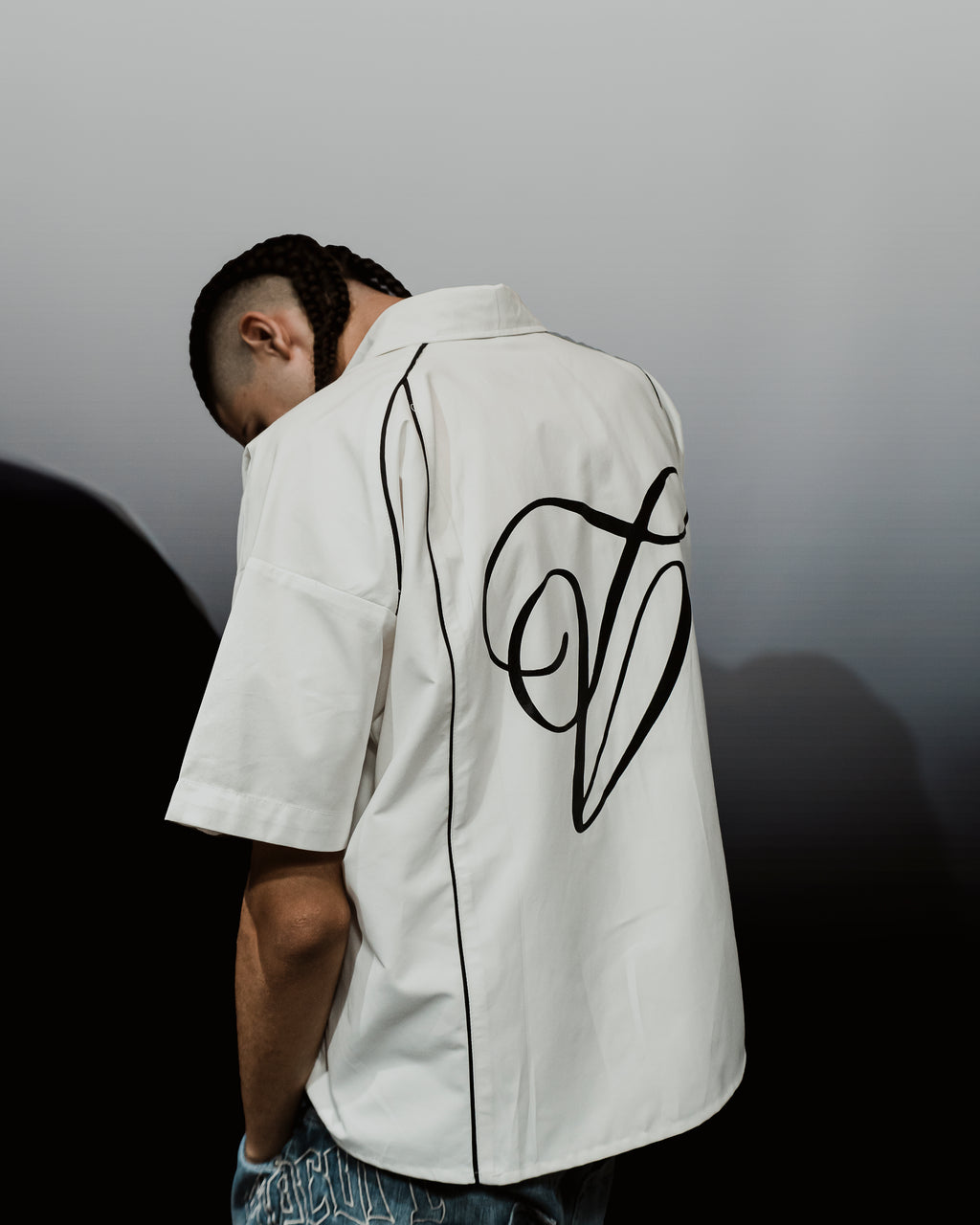 V White Shirt
